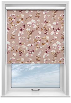Eucalyptus, Toasted Pink - Twist&Fit Roller Blind
